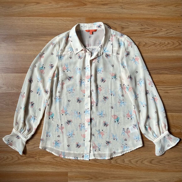 ModCloth Dancing Ballerina & Floral Blouse - Picture 2 of 3